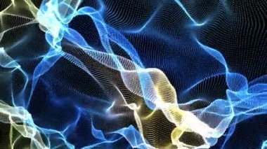 Arka plan mavi hareketli Fraktallar