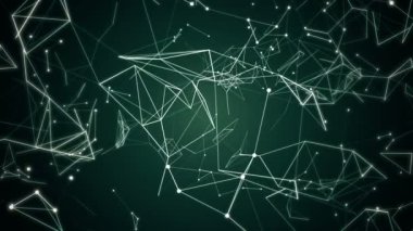 Soyut çizgileri ve noktaları ile kenarları Bulanıklaştırma