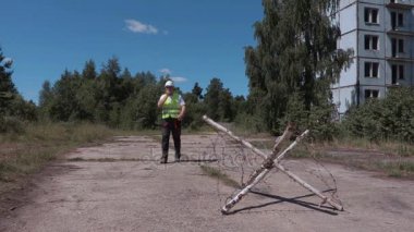 Volki tolki koruma inşaat dikenli tel ile yakın Tarih Oluşturucu