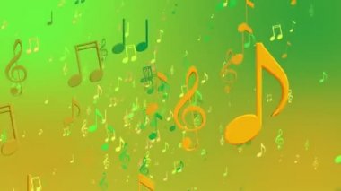 Sarı ve yeşil renklerde dönen uçakta değişken notlar