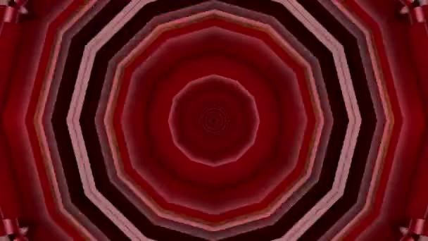 Mosaico abstracto en color rojo — Vídeos de Stock