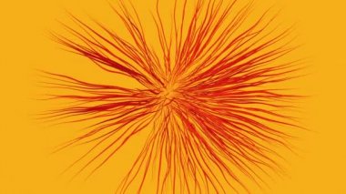 Turuncu soyut hareketli dizeleri