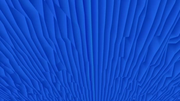 Moving abstract surface in blue — Stock Video