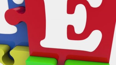 Puzzle parçaları yazıt ekibi ile
