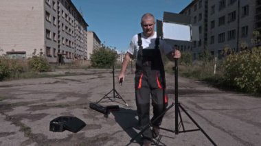 Volki tolki ve led ışık standları ile çalışan