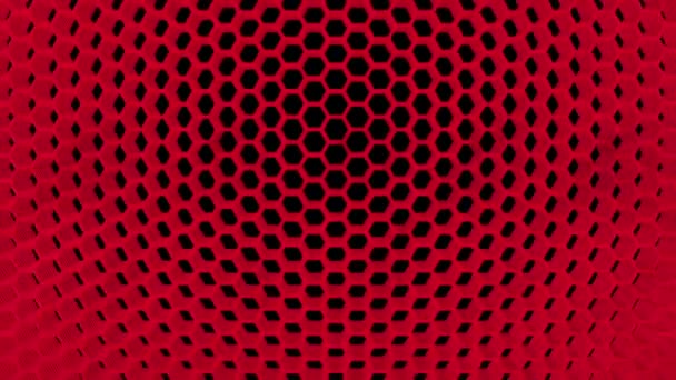 Fondo vibrante en color rojo — Vídeos de Stock