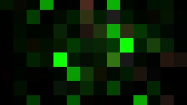 Flashing Mosaico Pixels — Vídeo de Stock