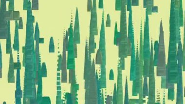 Arka planlar aşağıya doğru akan kareler