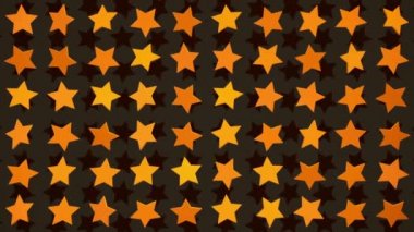 Yıldız kahverengi zemin üzerine yavaşça