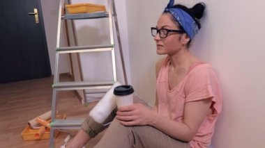 Kadın kahve tatilinde