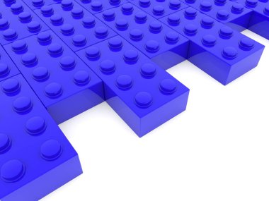 Oyuncak tuğla blue.3d şekildeki satır