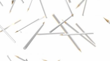 Arka plan beyaz kalem döndürme