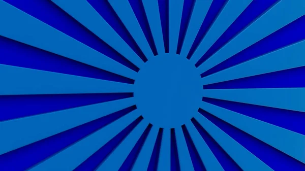 Abstrakter Sonnenbrand Blau Auf Blauem Hintergrund — Stockfoto