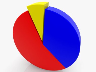 Renkli Pasta Çizelgesi Grafiği Konsepti