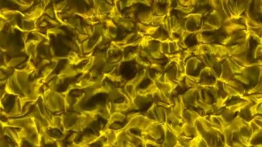 Sarı renkli soyut arkaplan. Animasyon videosu