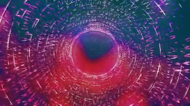 Fond abstrait de mouvement en bleu et rouge 