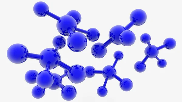 Conceito Moléculas Átomos — Fotografia de Stock