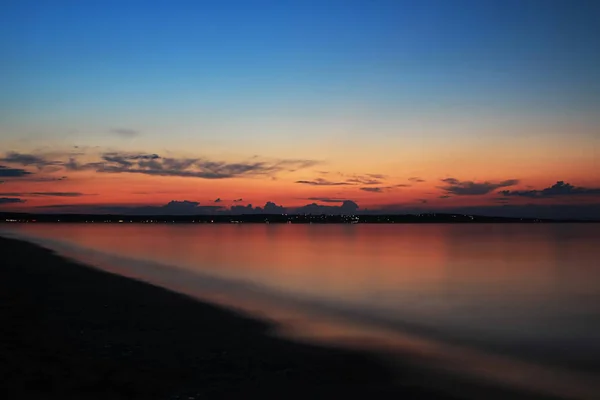 Bulgaarse zonsondergang & Zwarte Zee — Stockfoto