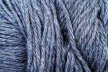 Peygamberçiçeği mavi iplik doku yakın çekim