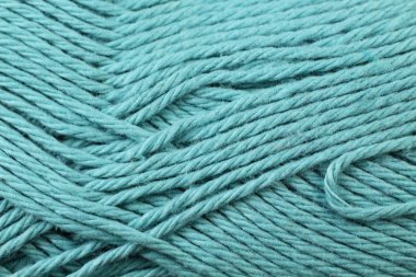 Bebek mavisi iplik doku yakın çekim