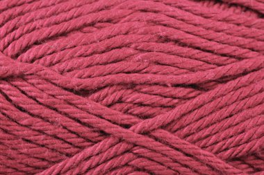 Fuşya iplik doku yakın çekim
