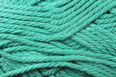 Pastel mavi iplik doku yakın çekim