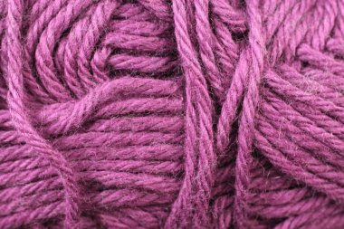 Kırmızı iplik doku yakın çekim