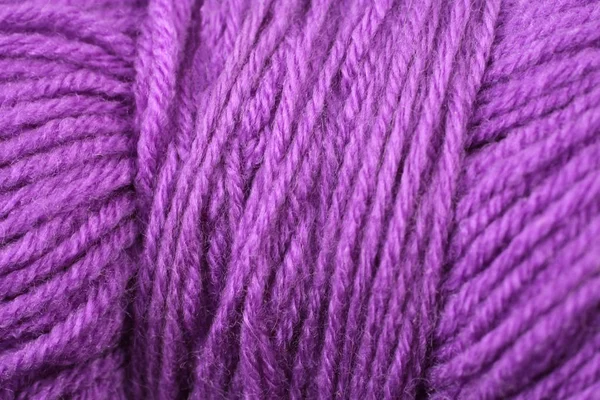 Textura de hilo púrpura real de cerca — Foto de Stock