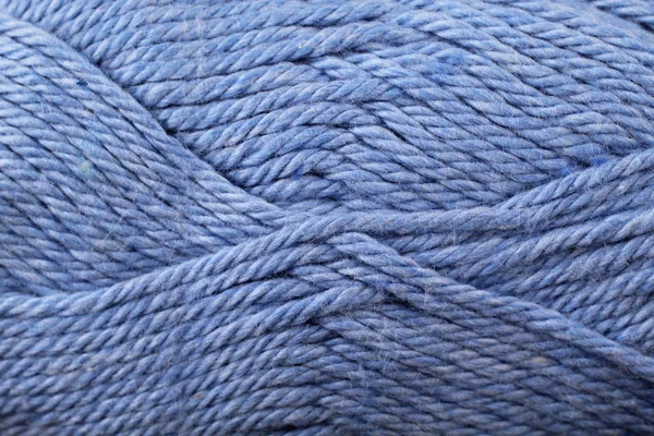 Texture fil bleu Gros plan — Photo
