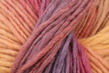 Pastel renkli iplik doku yakın çekim