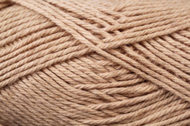 Kahverengi iplik doku yakın çekim