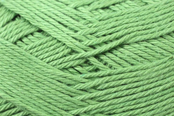 Kireç yeşil iplik doku yakın çekim