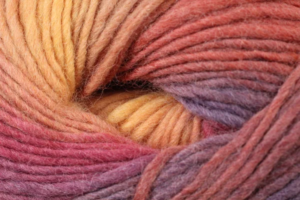Pastel renkli iplik doku yakın çekim