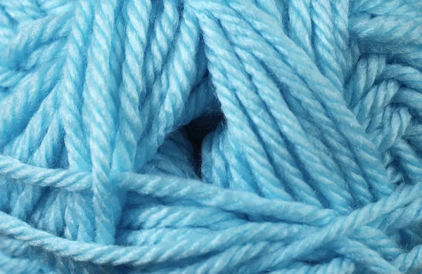 Buz Mavisi iplik doku yakın çekim