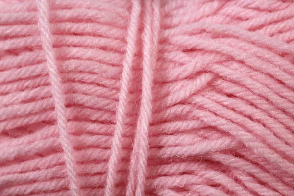 Рожева текстура пряжі крупним планом — стокове фото