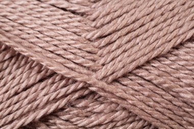 Kahverengi iplik doku yakın çekim