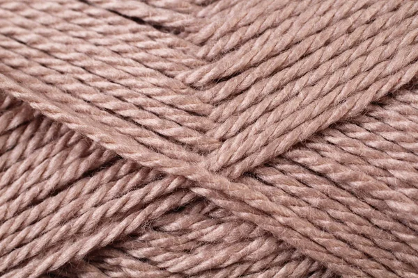 Kahverengi iplik doku yakın çekim