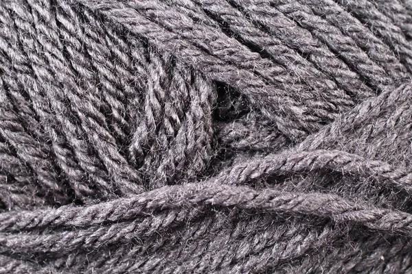Gri iplik doku yakın çekim