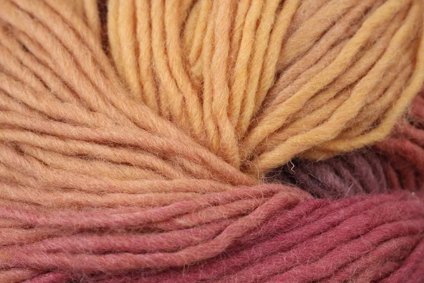 Işık turuncu iplik doku yakın çekim