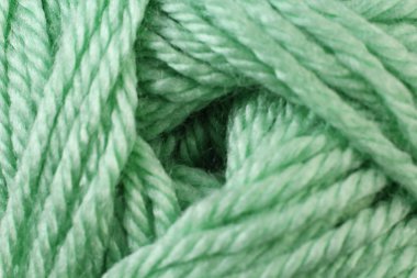 Adaçayı yeşil iplik doku yakın çekim