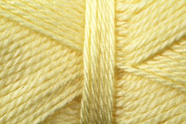 Sarı iplik doku yakın çekim