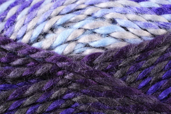 Pastel renkli iplik doku yakın çekim