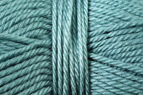 Textura de hilo Teal de cerca —  Fotos de Stock