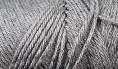 Gri iplik doku yakın çekim