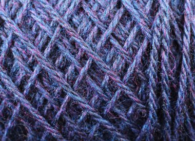 Peygamberçiçeği mavi iplik doku yakın çekim