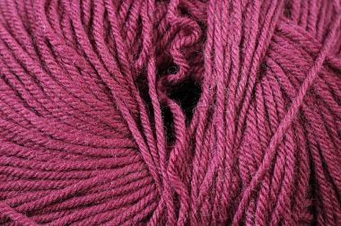 Kırmızı iplik doku yakın çekim