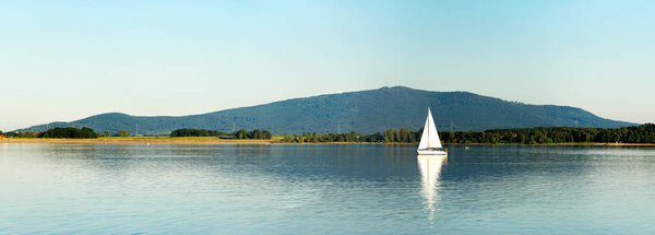Lake panorama, Poland near Wroclaw