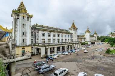 Yangon, Myanmar merkez tren istasyonu fotoğrafı