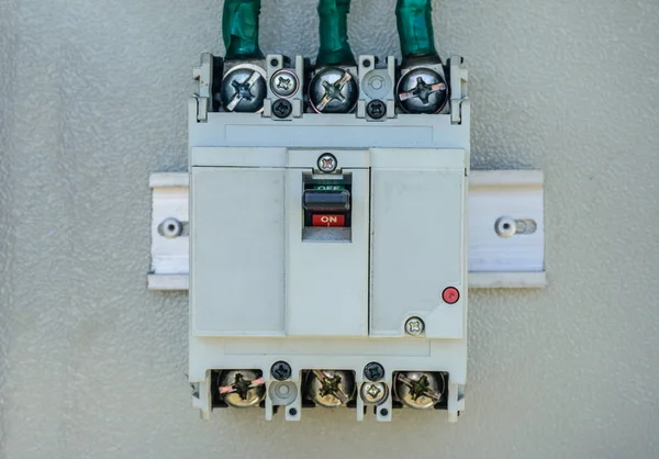 Photo of electric breaker — Stock Photo, Image