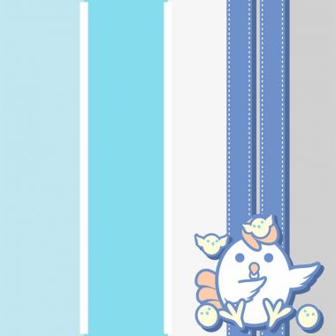 sevimli tavuk arka plan illüstrasyon